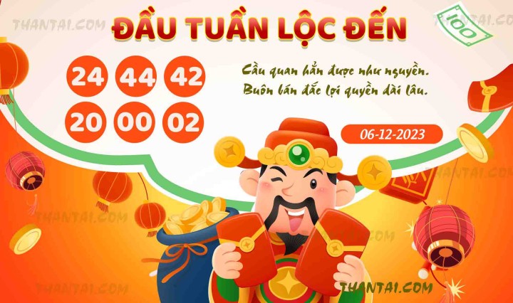ĐẦU TUẦN LỘC ĐẾN 21/11/2023