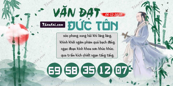 Văn Đạt Đức Tôn 21/11/2023
