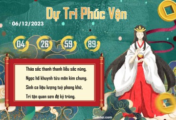 DỰ TRI PHÚC VẬN 06/12/2023