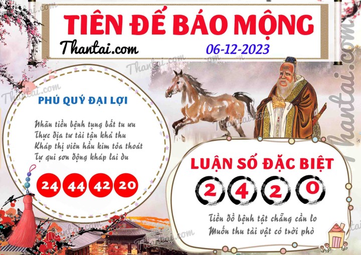 Tiên Đế Báo Mộng 21/11/2023