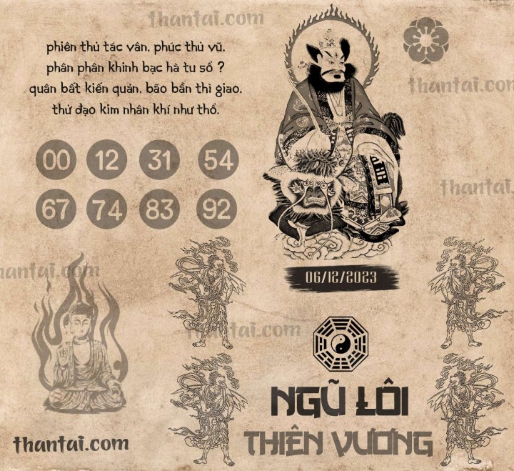 NGŨ LÔI THIÊN VƯƠNG 21/11/2023