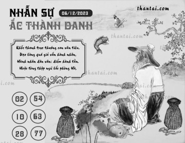 NHẪN SỰ ẮC THÀNH DANH 06/12/2023