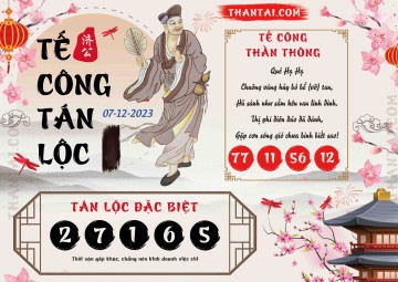 Tế Công Tán Lộc 07/12/2023