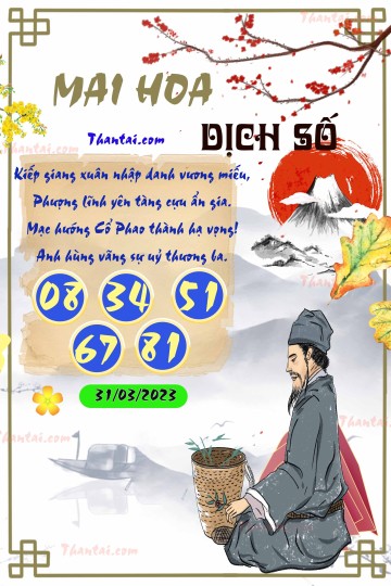 Mai Hoa Dịch Số 31/03/2023