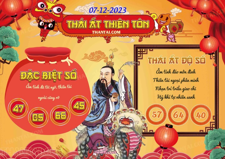 Thái Ất Thiên Tôn 22/11/2023