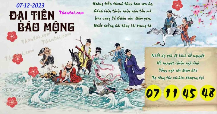 Đại Tiên Báo Mộng 22/11/2023