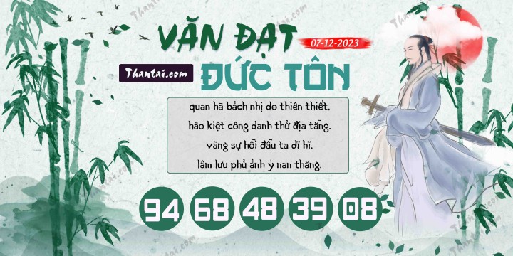 Văn Đạt Đức Tôn 22/11/2023