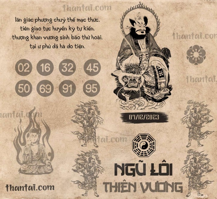 NGŨ LÔI THIÊN VƯƠNG 22/11/2023