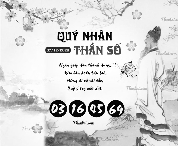 QUÝ NHÂN THẦN SỐ 22/11/2023