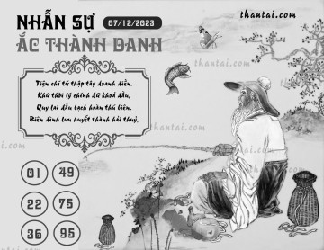 NHẪN SỰ ẮC THÀNH DANH 07/12/2023