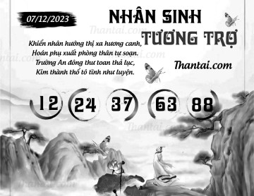NHÂN SINH TƯƠNG TRỢ 07/12/2023