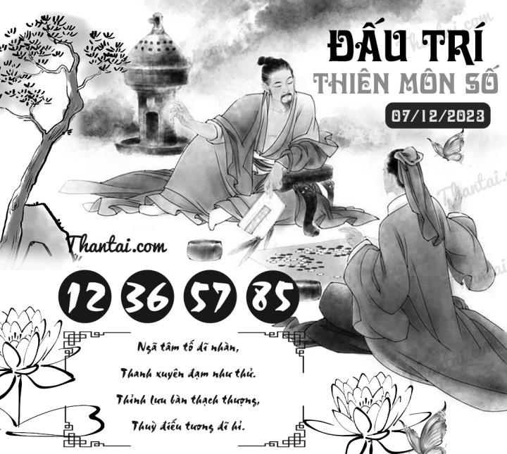ĐẤU TRÍ THIÊN MÔN SỐ 22/11/2023