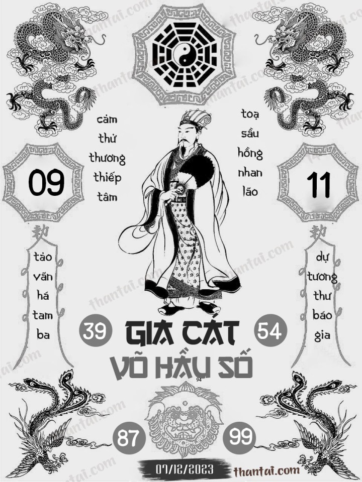 GIA CÁT VÕ HẦU SỐ 22/11/2023