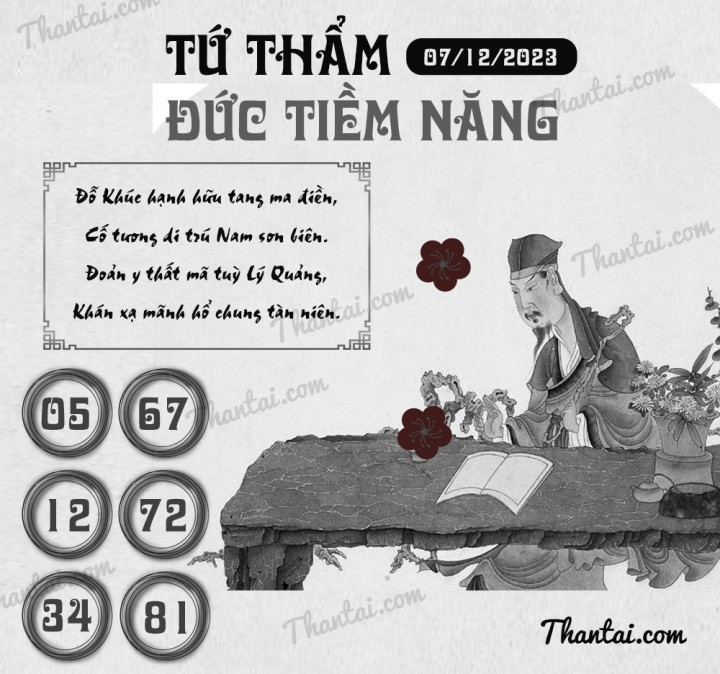 TỨ THẨM ĐỨC TIỀM NĂNG 22/11/2023