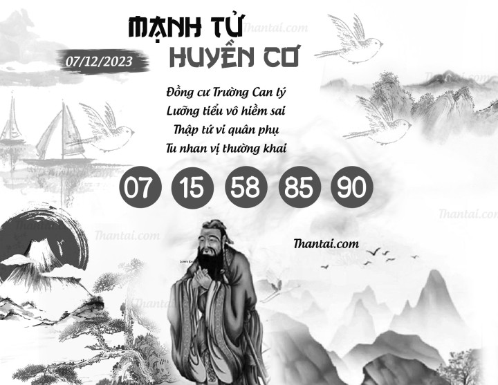 MẠNH TỬ HUYỀN CƠ 22/11/2023
