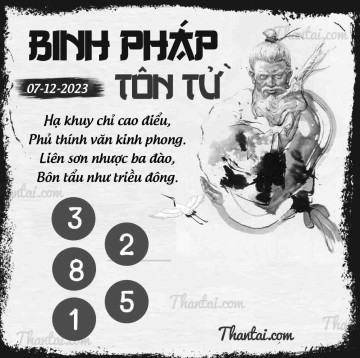 BINH PHÁP TÔN TỬ 07/12/2023