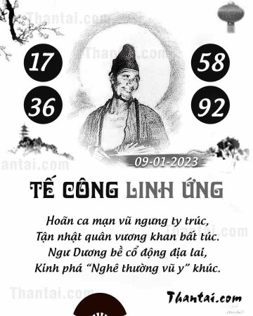 TẾ CÔNG LINH ỨNG 09/01/2023