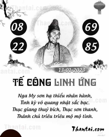 TẾ CÔNG LINH ỨNG 13/01/2023