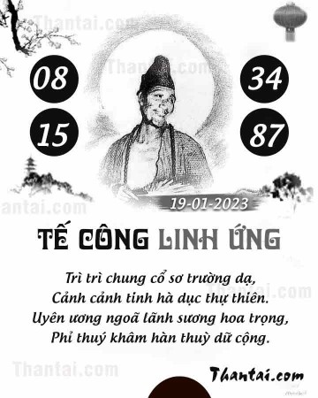 TẾ CÔNG LINH ỨNG 19/01/2023