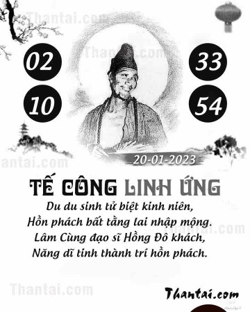 TẾ CÔNG LINH ỨNG 20/01/2023