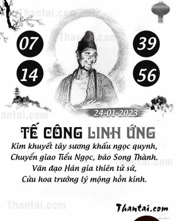 TẾ CÔNG LINH ỨNG 24/01/2023