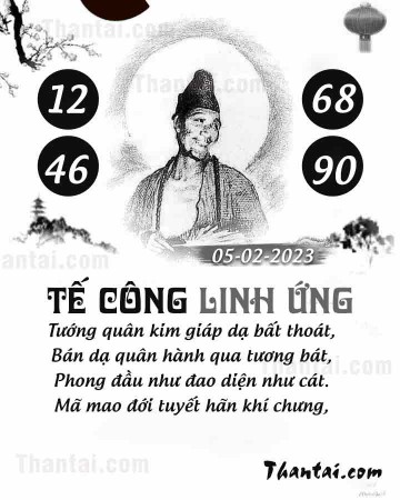 TẾ CÔNG LINH ỨNG 05/02/2023