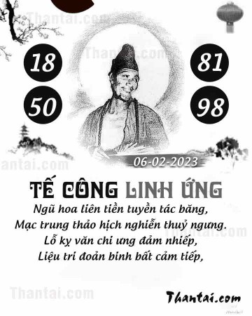 TẾ CÔNG LINH ỨNG 06/02/2023