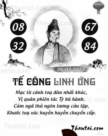 TẾ CÔNG LINH ỨNG 06/03/2023