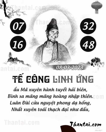 TẾ CÔNG LINH ỨNG 08/03/2023