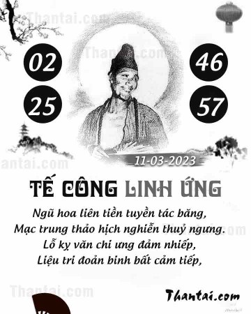 TẾ CÔNG LINH ỨNG 11/03/2023