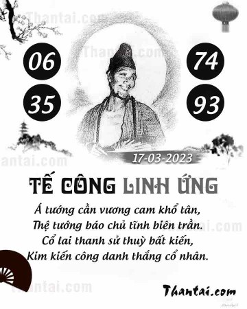 TẾ CÔNG LINH ỨNG 17/03/2023