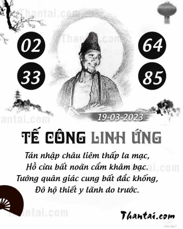 TẾ CÔNG LINH ỨNG 19/03/2023