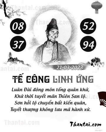 TẾ CÔNG LINH ỨNG 21/03/2023