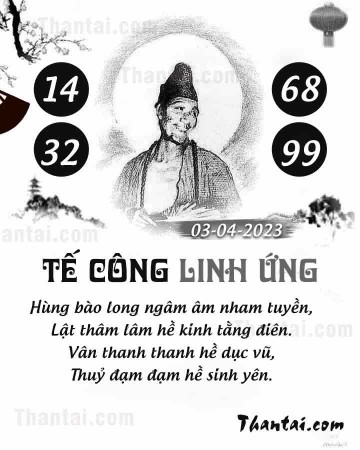 TẾ CÔNG LINH ỨNG 03/04/2023