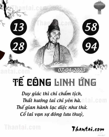 TẾ CÔNG LINH ỨNG 07/04/2023