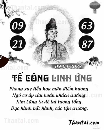 TẾ CÔNG LINH ỨNG 09/04/2023