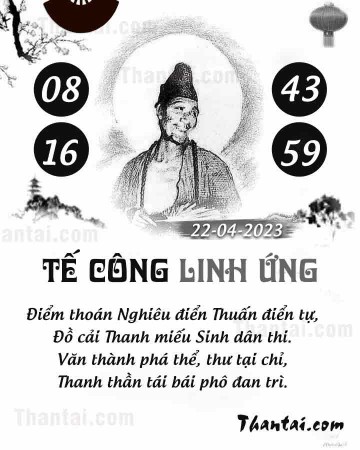 TẾ CÔNG LINH ỨNG 22/04/2023