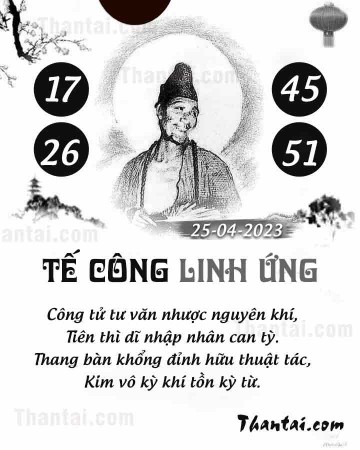 TẾ CÔNG LINH ỨNG 25/04/2023