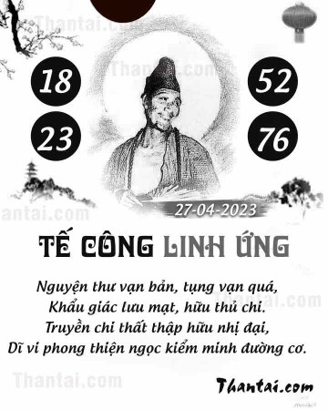 TẾ CÔNG LINH ỨNG 27/04/2023