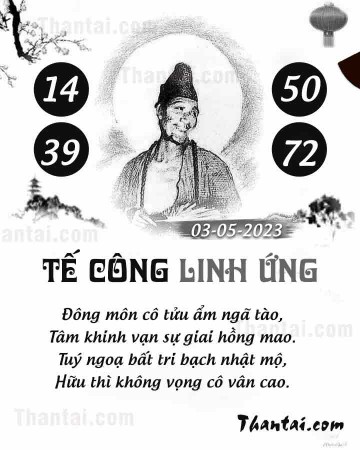 TẾ CÔNG LINH ỨNG 03/05/2023