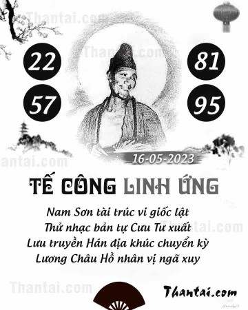 TẾ CÔNG LINH ỨNG 16/05/2023