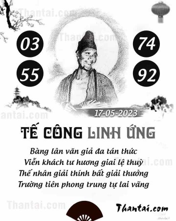 TẾ CÔNG LINH ỨNG 17/05/2023