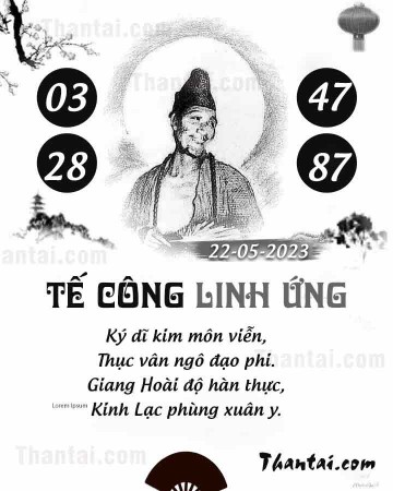 TẾ CÔNG LINH ỨNG 22/05/2023