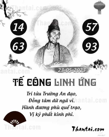 TẾ CÔNG LINH ỨNG 23/05/2023