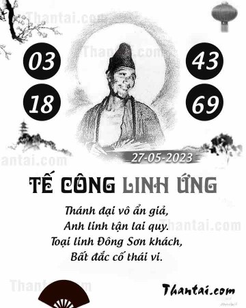 TẾ CÔNG LINH ỨNG 27/05/2023