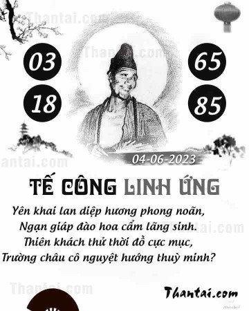 TẾ CÔNG LINH ỨNG 04/06/2023