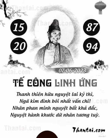 TẾ CÔNG LINH ỨNG 07/06/2023