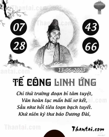 TẾ CÔNG LINH ỨNG 13/06/2023