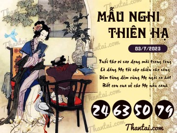 Mẫu Nghi Thiên Hạ 03/07/2023