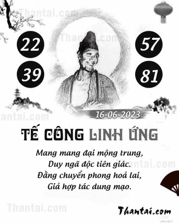 TẾ CÔNG LINH ỨNG 16/06/2023